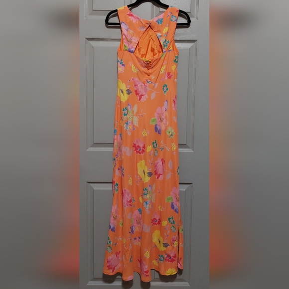 Vintage 90s Be Smart Floral Maxi Dress Size Small - Picture 4 of 4